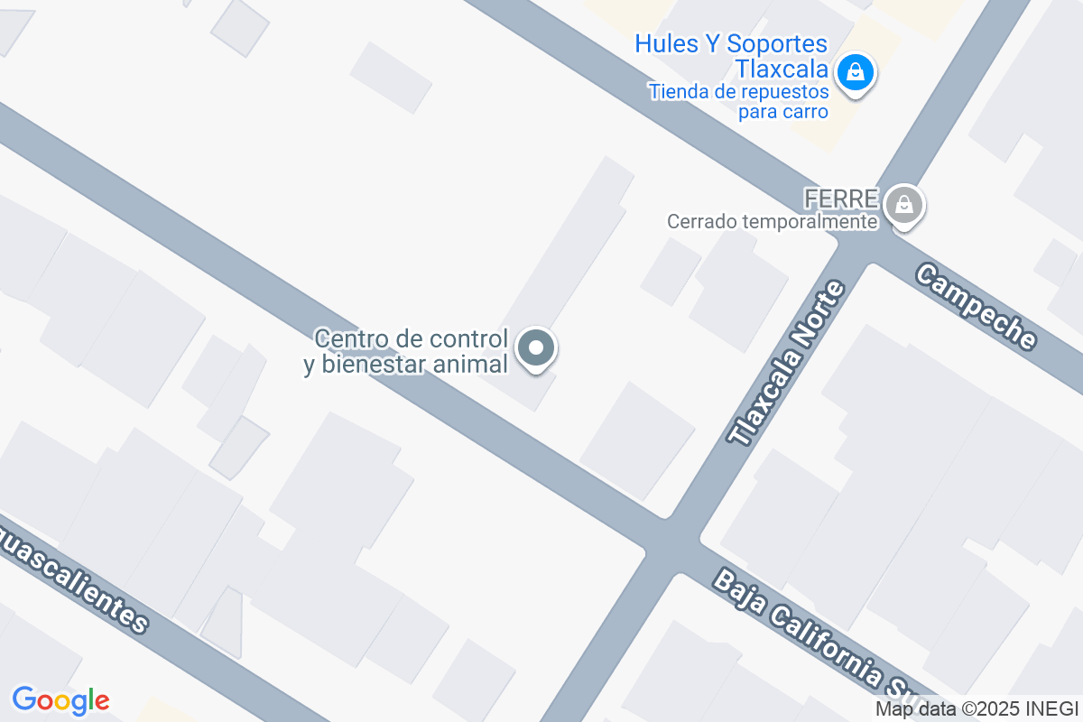 Mapa de ubicación de CCBA Ahome